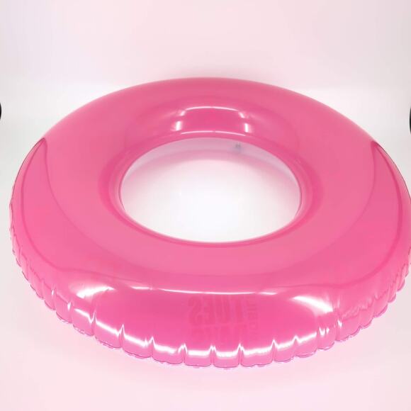 T-Mobile Tuesdays Logo Pink & Transparent Inflatable Pool Ring Float Tube - New - Picture 6 of 13